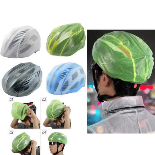 自行車防雨頭盔罩雨天騎行頭盔防水罩山地車安全帽防風反光防雨罩 自行車防雨頭盔罩雨天騎行頭盔防水罩山地車安全帽防風反光防雨罩