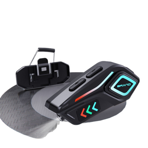 摩托車頭盔藍牙對講耳機騎行聽歌防水長續航高清音質無線耳機 摩托車頭盔藍牙對講耳機騎行聽歌防水長續航高清音質無線耳機