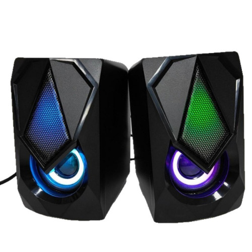 龍衛士N-19音箱RGB炫燈桌面桌上型家用電腦筆電多媒體有線低音砲 龍衛士N-19音箱RGB炫燈桌面桌上型家用電腦筆電多媒體有線低音砲