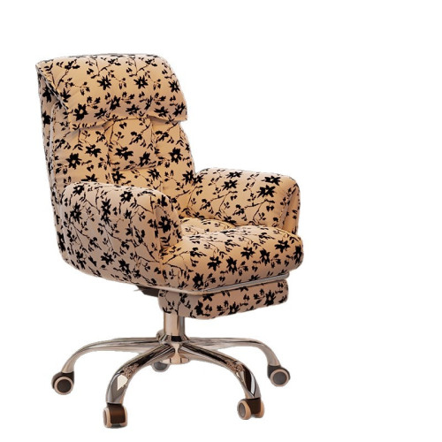 復古電腦椅家用舒適久坐書桌椅子書房辦公椅輕奢簡約臥室靠背轉椅