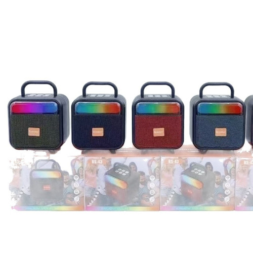 新款BS-43藍牙音箱氛圍燈戶外可攜式迷你家用桌面低音砲音響 新款BS-43藍牙音箱氛圍燈戶外可攜式迷你家用桌面低音砲音響