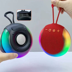 BS26新款藍牙音箱高顔值氛圍燈戶外迷你插卡家用高音質低音砲音響