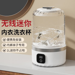 迷你內衣洗衣機小孩媽媽洗內褲襪子無線宿舍不插電充電洗衣杯