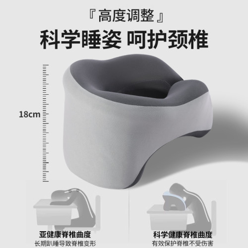 午睡枕辦公室慢迴彈記憶棉趴睡枕學生護頸脖枕飛機旅行U型枕 午睡枕辦公室慢迴彈記憶棉趴睡枕學生護頸脖枕飛機旅行U型枕