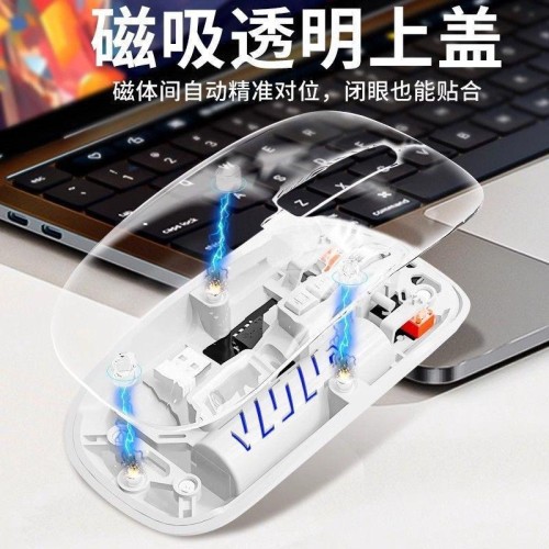適用華爲小米無線藍牙雙模5.0靜音2.4g充電滑鼠1 適用華爲小米無線藍牙雙模5.0靜音2.4g充電滑鼠1