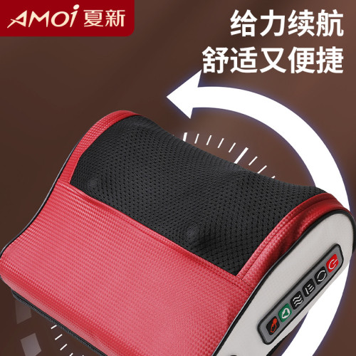 夏新品牌頸椎按摩器頭部頸部按摩儀加熱腰椎腰部背部全身按摩枕頭 夏新品牌頸椎按摩器頭部頸部按摩儀加熱腰椎腰部背部全身按摩枕頭