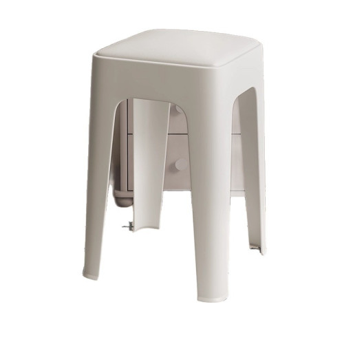 塑膠凳子家用加厚可曡放北歐創意A軟包板凳現代簡約客廳餐桌高椅 塑膠凳子家用加厚可曡放北歐創意A軟包板凳現代簡約客廳餐桌高椅