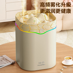 新款創意大容量大霧量加溼器 usb桌面七彩小夜燈香薰機家用擴香機
