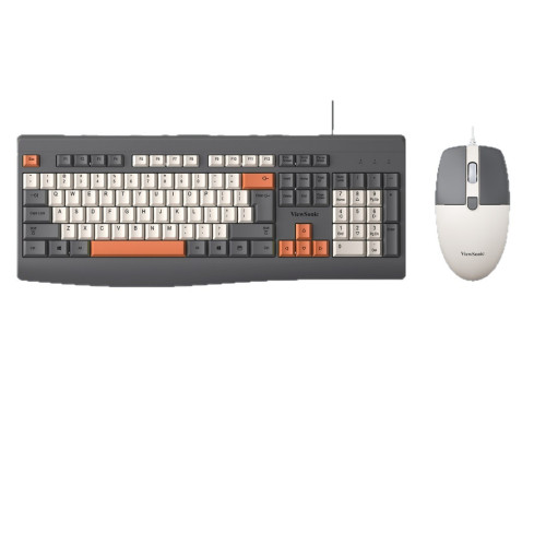 ViewSonic優派CU2600有線辦公商務鍵盤滑鼠套裝桌上型電腦時尚鍵鼠 ViewSonic優派CU2600有線辦公商務鍵盤滑鼠套裝桌上型電腦時尚鍵鼠