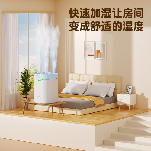 新款創意大容量大霧量加溼器 usb桌面七彩小夜燈香薰機家用擴香機