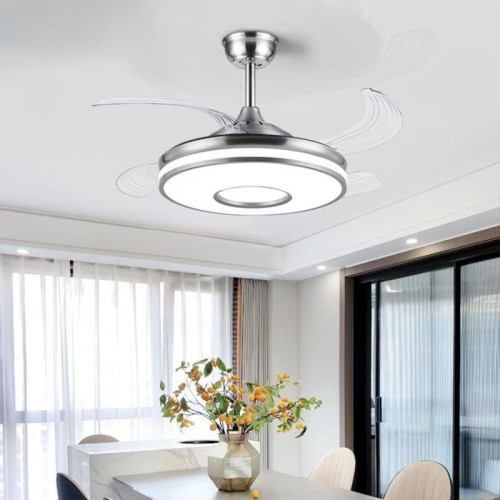 風扇燈家用智能餐廳電風扇吊燈客廳隱形大風力一體臥室燈吊扇燈具 風扇燈家用智能餐廳電風扇吊燈客廳隱形大風力一體臥室燈吊扇燈具