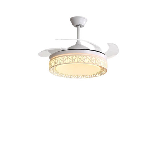 風扇燈家用智能餐廳電風扇吊燈客廳隱形大風力一體臥室燈吊扇燈具 風扇燈家用智能餐廳電風扇吊燈客廳隱形大風力一體臥室燈吊扇燈具