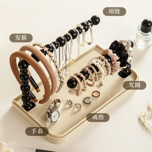 亞克力收納盒桌面首飾項鍊大腸髮圈掛架透明塑膠防塵展示架儲物盒 亞克力收納盒桌面首飾項鍊大腸髮圈掛架透明塑膠防塵展示架儲物盒