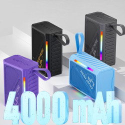 新款藍牙音箱小鋼砲大功率重低音砲戶外家用多功能迷你音響充電寶