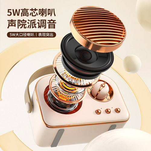 24年全新藍牙音箱戶外可攜式桌面音響mini復古經典手提音箱 24年全新藍牙音箱戶外可攜式桌面音響mini復古經典手提音箱