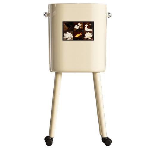 高顔值垃圾桶家用帶蓋客廳臥室廚房高級感大號大容量不彎腰高腳筒 高顔值垃圾桶家用帶蓋客廳臥室廚房高級感大號大容量不彎腰高腳筒