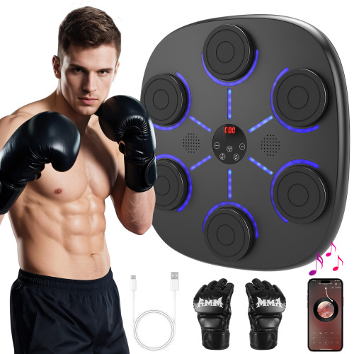 2025兒童成人拳牆靶拳擊音樂發光拳擊機智能藍牙拳擊靶訓練器器材 2025兒童成人拳牆靶拳擊音樂發光拳擊機智能藍牙拳擊靶訓練器器材