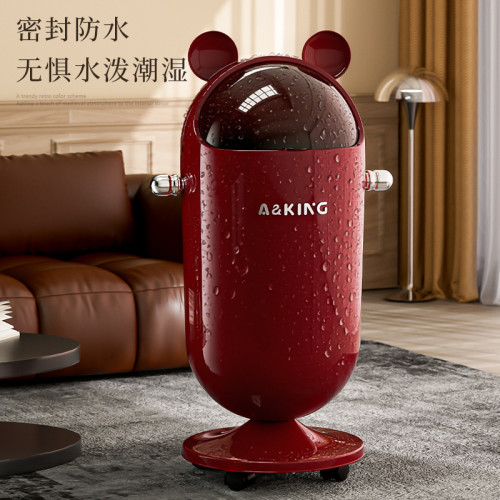 垃圾桶家用高級感帶蓋客廳廚房大號大容量可愛高顔值不彎腰高腳筒 垃圾桶家用高級感帶蓋客廳廚房大號大容量可愛高顔值不彎腰高腳筒