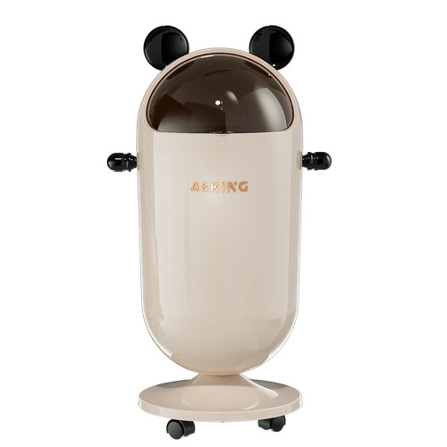 垃圾桶家用高級感帶蓋客廳廚房大號大容量可愛高顔值不彎腰高腳筒 垃圾桶家用高級感帶蓋客廳廚房大號大容量可愛高顔值不彎腰高腳筒