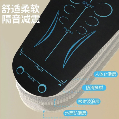 健腹輪專用墊減震靜音加大加寬加厚平衡墊家用健身運動防滑瑜珈墊 健腹輪專用墊減震靜音加大加寬加厚平衡墊家用健身運動防滑瑜珈墊