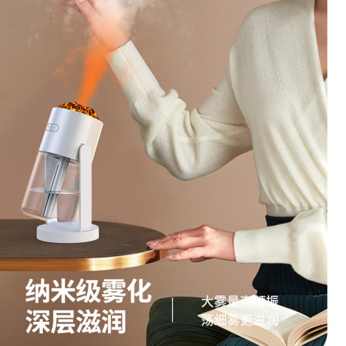 新款火山搖頭加溼器仿真火焰七彩氛圍燈大霧量車用霧化加溼器 新款火山搖頭加溼器仿真火焰七彩氛圍燈大霧量車用霧化加溼器