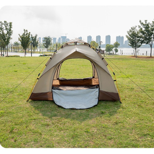 全自動野營露營賬蓬3--4人野外加厚防風曬防雨防蚊帳篷超輕便帳篷