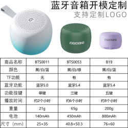 藍牙音箱迷你桌面低音砲可攜式跑步健身戶外小音響禮品