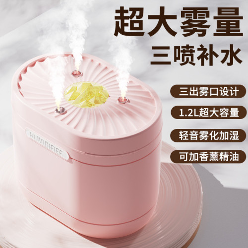 2025新款家用臥室靜音大霧量香薰空氣加溼 小型可攜式usb迷你加溼器