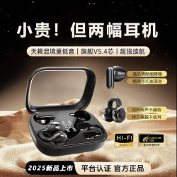 新款Q10雙耳情侶款無線藍牙耳機OWS夾耳運動降噪耳機超長續航