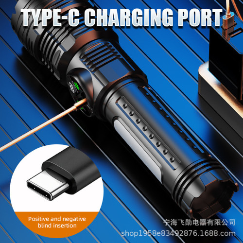 TEMU TIKTOK 新款 強光超亮手電筒 輕便聚焦遠射應急紅藍光大功率 TEMU TIKTOK 新款 強光超亮手電筒 輕便聚焦遠射應急紅藍光大功率