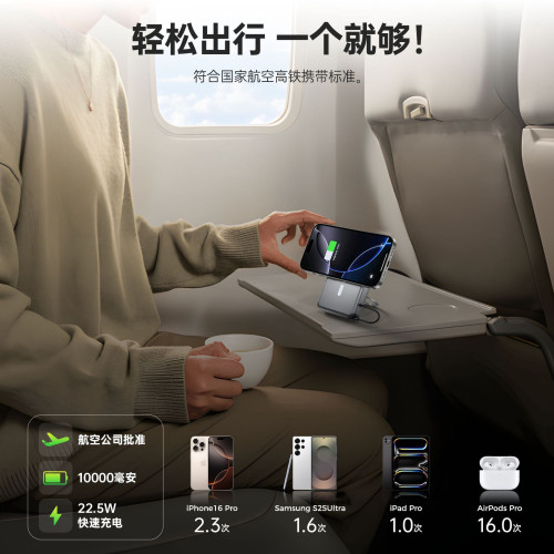 磁吸充電寶超薄小巧可攜式適用iphone無線快充蘋果超大容量行動電源 磁吸充電寶超薄小巧可攜式適用iphone無線快充蘋果超大容量行動電源