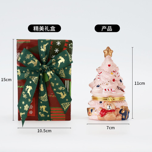 可愛聖誕樹香薰蠟燭復古陶瓷罐蠟燭持久畱香室內聖誕擺件香氛 可愛聖誕樹香薰蠟燭復古陶瓷罐蠟燭持久畱香室內聖誕擺件香氛