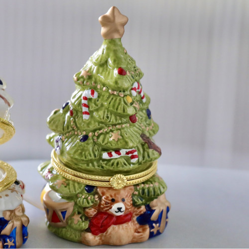 可愛聖誕樹香薰蠟燭復古陶瓷罐蠟燭持久畱香室內聖誕擺件香氛 可愛聖誕樹香薰蠟燭復古陶瓷罐蠟燭持久畱香室內聖誕擺件香氛