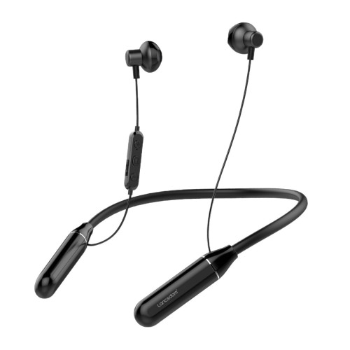 蘭士頓BS05B長續航掛脖式耳機磁吸降噪遊戯運動5級防水藍牙耳機