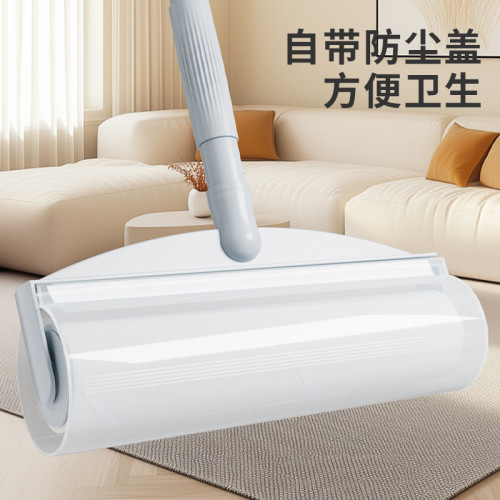 粘毛器滾筒長桿替換芯卷紙除毛黏氈毛可撕式粘塵紙頭髮清理神器 粘毛器滾筒長桿替換芯卷紙除毛黏氈毛可撕式粘塵紙頭髮清理神器