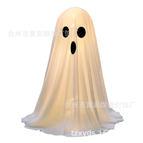 新品萬聖節裝飾發光鬼魂幽靈led彩燈戶外恐怖布置站立擺件 新品萬聖節裝飾發光鬼魂幽靈led彩燈戶外恐怖布置站立擺件