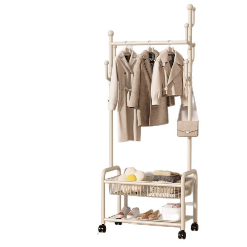 宿舍落地掛衣架臥室陽台家用金屬衣帽架房間收納掛包置物架子神器 宿舍落地掛衣架臥室陽台家用金屬衣帽架房間收納掛包置物架子神器