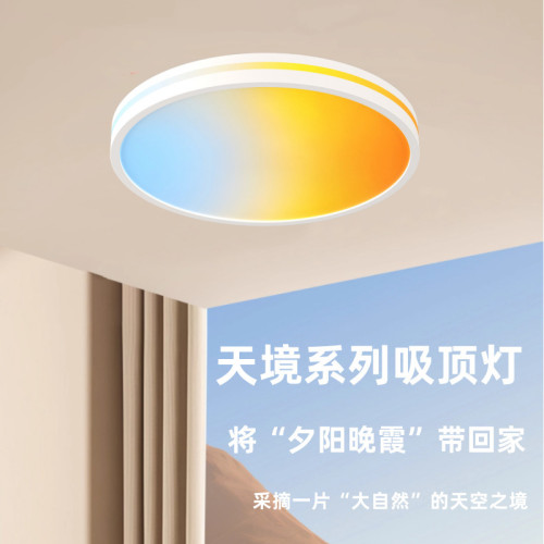 2025新款天境燈吸頂燈溫馨浪漫房間臥室圓形簡約現代客廳燈LED吸 2025新款天境燈吸頂燈溫馨浪漫房間臥室圓形簡約現代客廳燈LED吸