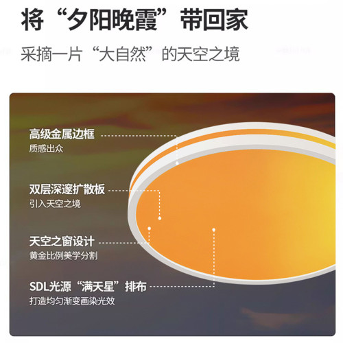 2025新款天境燈吸頂燈溫馨浪漫房間臥室圓形簡約現代客廳燈LED吸 2025新款天境燈吸頂燈溫馨浪漫房間臥室圓形簡約現代客廳燈LED吸