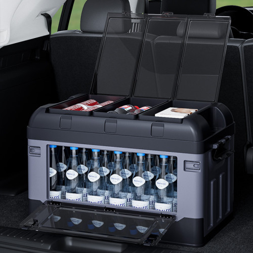 汽車後備箱收納箱儲物箱車用側開門收納箱車用整理箱汽車收納 汽車後備箱收納箱儲物箱車用側開門收納箱車用整理箱汽車收納