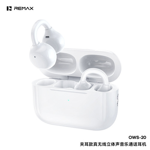 remax新款夾耳式無線藍牙耳機6.0不入耳夾無線耳機音樂通話耳機