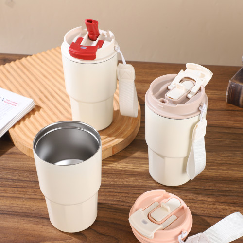 316不鏽鋼咖啡杯車用可攜式手提隨行杯六角真空保溫杯 316不鏽鋼咖啡杯車用可攜式手提隨行杯六角真空保溫杯