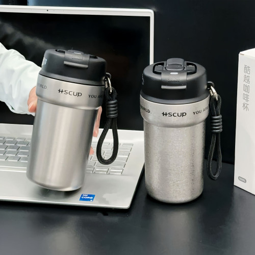 簡約保溫杯316不鏽鋼雙飲咖啡杯可攜式保溫保冷水杯禮品杯子簡約批 簡約保溫杯316不鏽鋼雙飲咖啡杯可攜式保溫保冷水杯禮品杯子簡約批