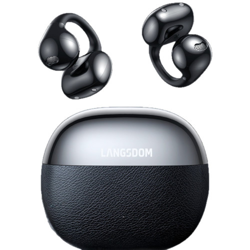 蘭士頓新款TS30耳夾式藍牙耳機AI智能問答長續航運動防水藍牙耳機