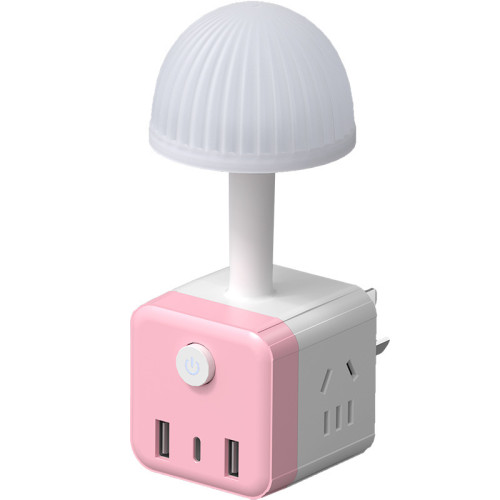 智能語音八色小夜燈多功能魔方USB插座轉換器LED床頭燈聲控氛圍燈 智能語音八色小夜燈多功能魔方USB插座轉換器LED床頭燈聲控氛圍燈