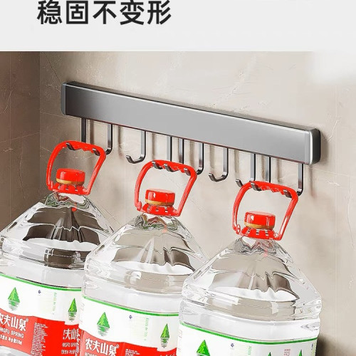 德國廚房排鉤置物架可移動壁掛式掛架鍋鏟勺子收納架免打孔多功能 德國廚房排鉤置物架可移動壁掛式掛架鍋鏟勺子收納架免打孔多功能