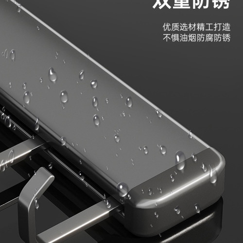 德國廚房排鉤置物架可移動壁掛式掛架鍋鏟勺子收納架免打孔多功能 德國廚房排鉤置物架可移動壁掛式掛架鍋鏟勺子收納架免打孔多功能