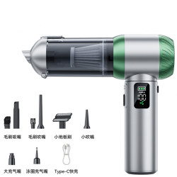 車用吸塵機汽車家用大功率吸塵器乾溼兩用可攜式無線吸塵器吹塵器