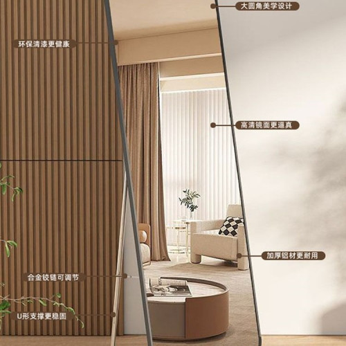 全身鏡穿衣落地鏡子家用壁掛貼牆網紅女生臥室化妝掛牆立體試衣鏡