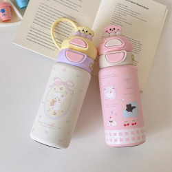 可愛女生316保溫杯2025貝殼雙飲大容量杯新款可攜式水杯兒童喝水杯